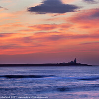 Buy canvas prints of Dawn Sky over Coquet Island by Mark Sunderland