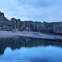 Buy canvas prints of St Andrews Castle Reflected in the Bathing Pond before Dawn by Mark Sunderland