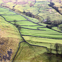 Buy canvas prints of Meadows and Dry Stone Walls at Gordale Scar by Mark Sunderland