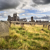 Buy canvas prints of Whitby Abbey from St Marys Churchyard by Mark Sunderland