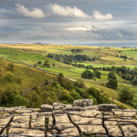 Buy canvas prints of View from Malham Cove by Mark Sunderland