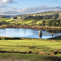 Buy canvas prints of Lower Laithe Reservoir by Mark Sunderland