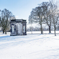 Buy canvas prints of St Johns Well at Harrogate in Winter by Mark Sunderland