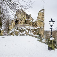 Buy canvas prints of Knaresborough Castle in Winter by Mark Sunderland