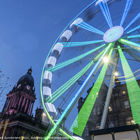 Buy canvas prints of Ferris Wheel in Leeds by Mark Sunderland