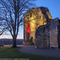 Buy canvas prints of Knaresborough Castle at Dusk by Mark Sunderland