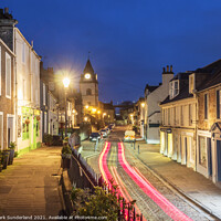 Buy canvas prints of South Queensferry at Dusk by Mark Sunderland