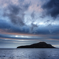 Buy canvas prints of Holy Isle at Dawn Arran by Mark Sunderland