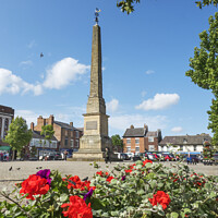 Buy canvas prints of Ripon Marketplace in Summer by Mark Sunderland