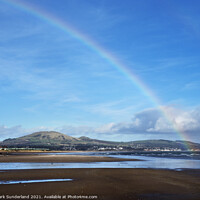 Buy canvas prints of Rainbow over Largo Bay by Mark Sunderland
