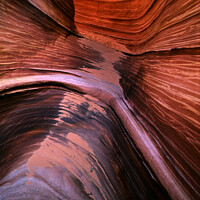 Buy canvas prints of Sandstone Alcove at Coyote Buttes by Mark Sunderland