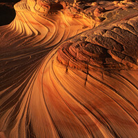 Buy canvas prints of Sandstone Swirls at Coyote Buttes by Mark Sunderland
