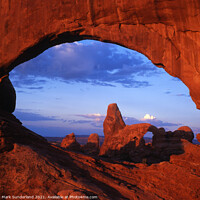 Buy canvas prints of North Window and Turret Arch by Mark Sunderland