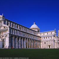 Buy canvas prints of Cathedral and Leaning Tower of Pisa by Mark Sunderland