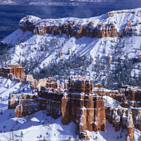 Buy canvas prints of Bryce Canyon in Winter Utah by Mark Sunderland