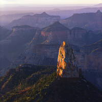 Buy canvas prints of Mount Hayden at Sunrise from Point Imperial by Mark Sunderland