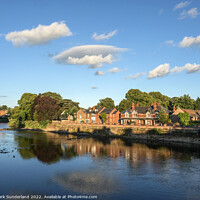 Buy canvas prints of River Wye at Hereford by Mark Sunderland