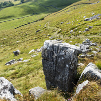 Buy canvas prints of Limestone Outcrop in Malhamdale by Mark Sunderland