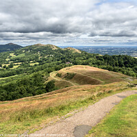 Buy canvas prints of Malvern Hills from Herefordshire Beacon by Mark Sunderland