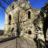 Buy canvas prints of The Kings Tower at Knaresborough Castle by Mark Sunderland