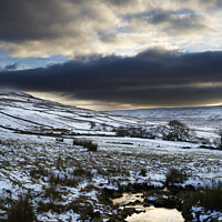 Buy canvas prints of Last Light in Wharfedale by Mark Sunderland
