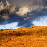 Buy canvas prints of Storm Clouds over Littondale by Mark Sunderland