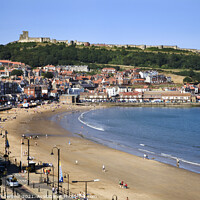 Buy canvas prints of The South Bay at Scarborough by Mark Sunderland