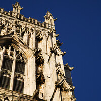 Buy canvas prints of Stone Carving Detail at York Minster by Mark Sunderland