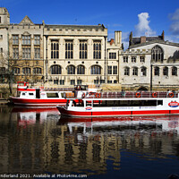 Buy canvas prints of Boats on the River Ouse at York by Mark Sunderland