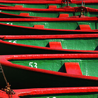 Buy canvas prints of Rowing Boats on the River Nidd at Knaresborough by Mark Sunderland