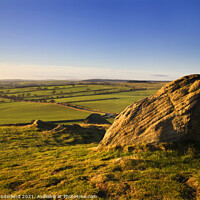 Buy canvas prints of View from Almscliffe Crag by Mark Sunderland