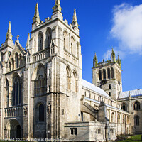 Buy canvas prints of Selby Abbey by Mark Sunderland