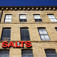 Buy canvas prints of Salts Mill at Saltaire by Mark Sunderland