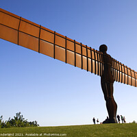 Buy canvas prints of The Angel of The North by Mark Sunderland