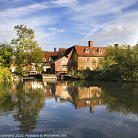 Buy canvas prints of Flatford Mill in the Afternoon by Mark Sunderland
