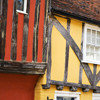 Buy canvas prints of Half Timbered Buildings at Nayland by Mark Sunderland