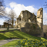 Buy canvas prints of Knaresborough Castle in Spring by Mark Sunderland