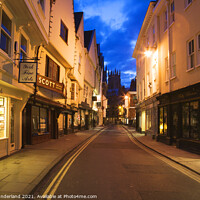 Buy canvas prints of Low Petergate at Dusk York by Mark Sunderland