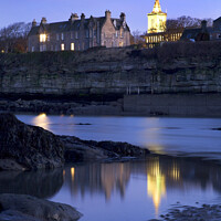 Buy canvas prints of St Salvators College at Dusk St Andrews by Mark Sunderland