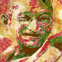 Buy canvas prints of Father of India Mahatma Gandhi by Susmita Mishra