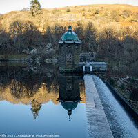 Buy canvas prints of Tower at the Edge of Dam by Paul McNiffe
