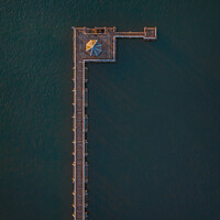 Buy canvas prints of Yarmouth Pier by Drone by Paul Smith