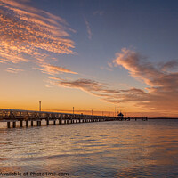 Buy canvas prints of Yarmouth Pier Sunset by Paul Smith