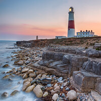 Buy canvas prints of Portland Bill Sunset by Paul Smith