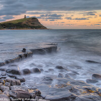 Buy canvas prints of Kimmeridge Bay Sunset by Paul Smith