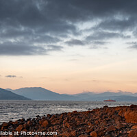Buy canvas prints of Cloch Lighthouse Sunset  by Ken McArthur