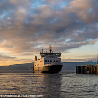 Buy canvas prints of Sunset on the Clyde by Ken McArthur