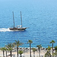 Buy canvas prints of Sail on by gran canaria  by Martin Foster