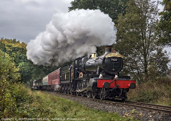 7820 Dinmore Manor Picture Board by GEOFF GRIFFITHS