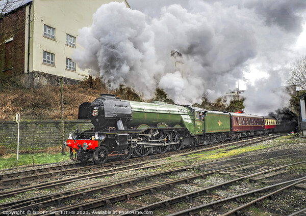 60103 Flying Scotsman Picture Board by GEOFF GRIFFITHS